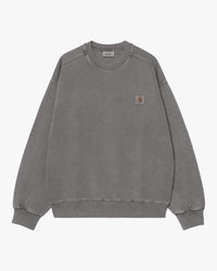 Carhartt WIP Vista Sweat - Black Garment Dyed