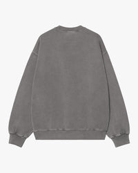 Carhartt WIP Vista Sweat - Black Garment Dyed