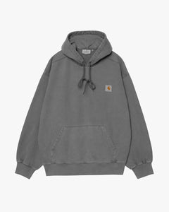 Carhartt WIP Hooded Vista Sweat - Black Garment Dyed