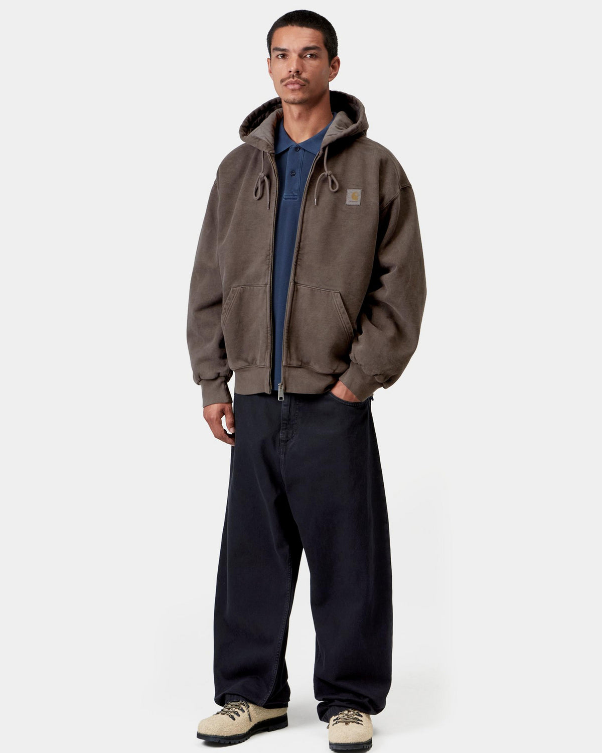 Carhartt WIP Hooded Vista Jacket - Tobacco Garment Dyed