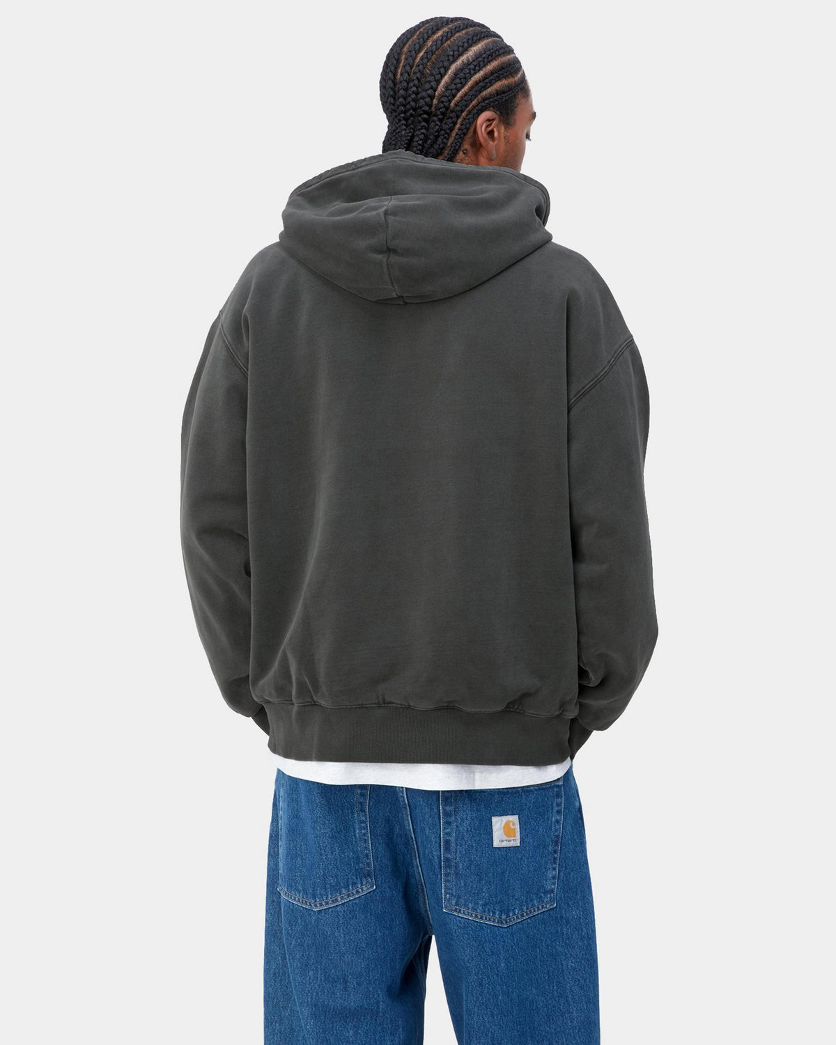 Carhartt WIP Hooded Vista Jacket - Black Garment Dyed