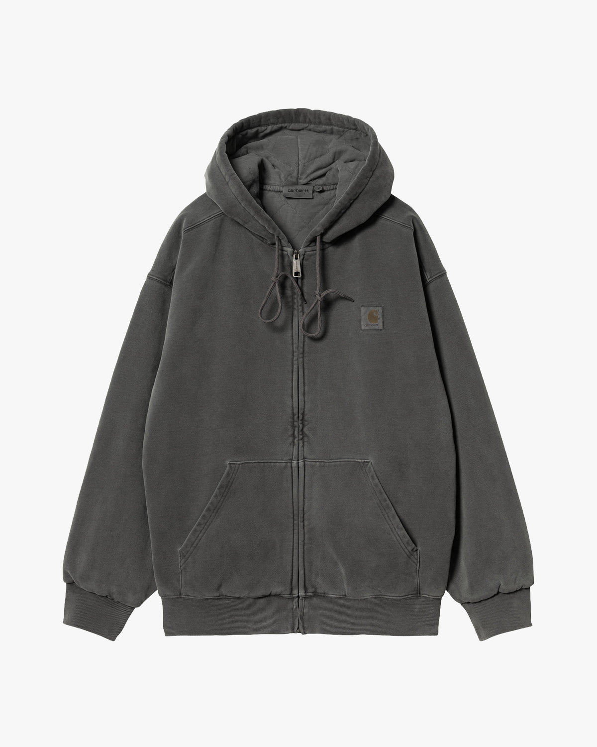 Carhartt WIP Hooded Vista Jacket - Black Garment Dyed