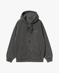 Carhartt WIP Hooded Vista Jacket - Black Garment Dyed