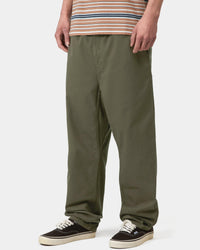 Carhartt WIP Flint Pant Regular Tapered Mens Trousers - Leaf Garment Dyed | Carhartt WIP Chinos & Trousers | JEANSTORE