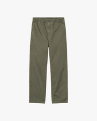 Carhartt WIP Flint Pant Regular Tapered Mens Trousers - Leaf Garment Dyed | Carhartt WIP Chinos & Trousers | JEANSTORE