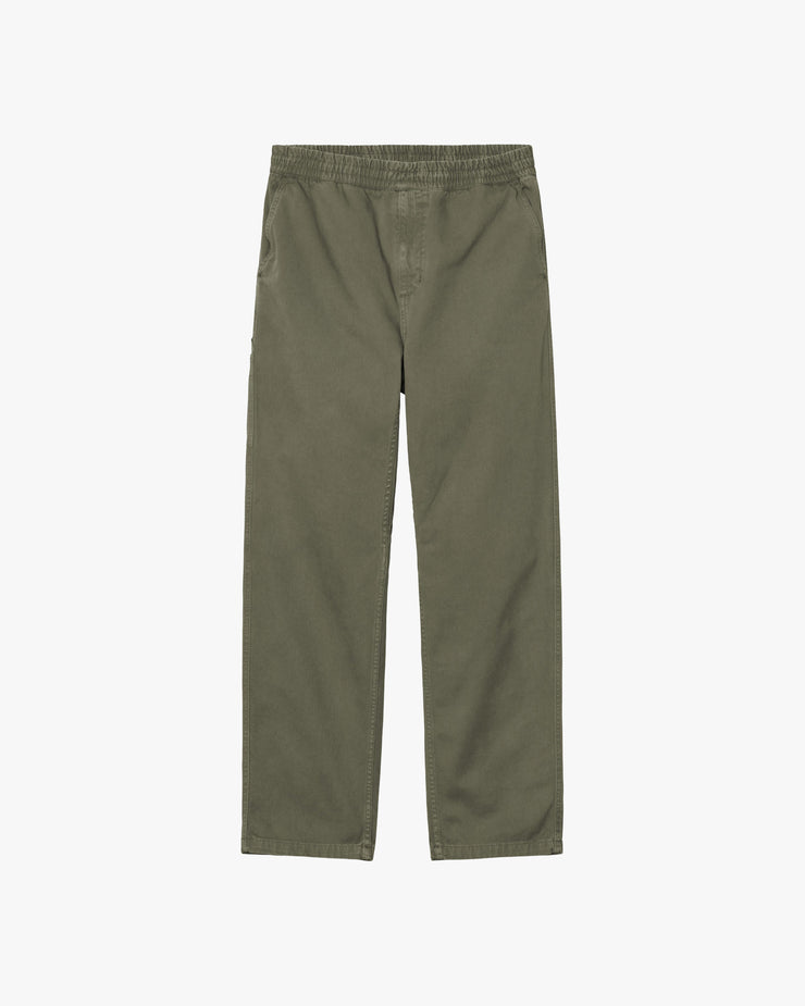 Carhartt WIP Flint Pant Regular Tapered Mens Trousers - Leaf Garment Dyed