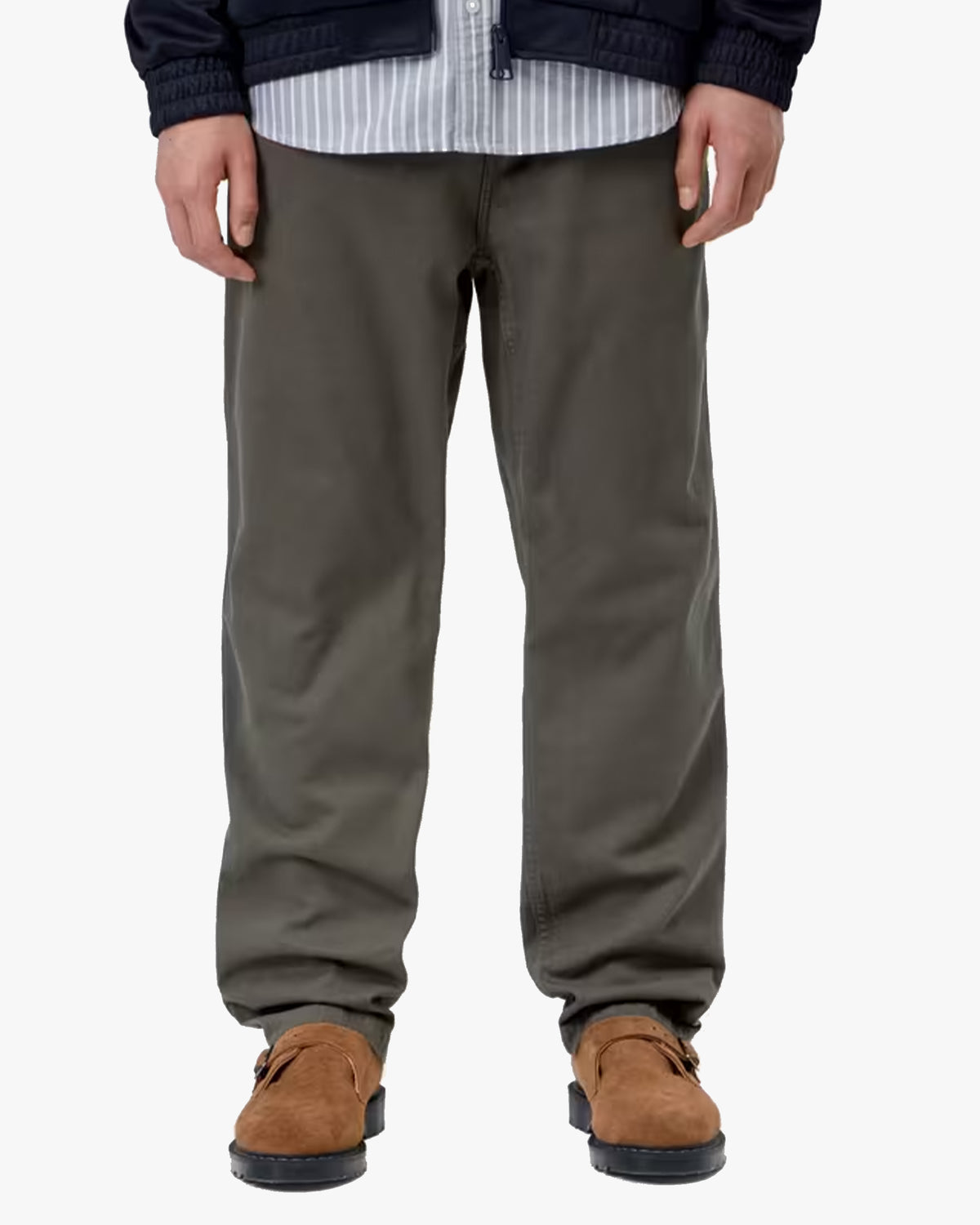 Carhartt WIP Flint Pant Regular Tapered Mens Trousers - Shungite GD