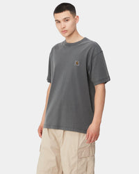 Carhartt WIP S/S Nelson Tee - Black Garment Dyed | Carhartt WIP T Shirts | JEANSTORE