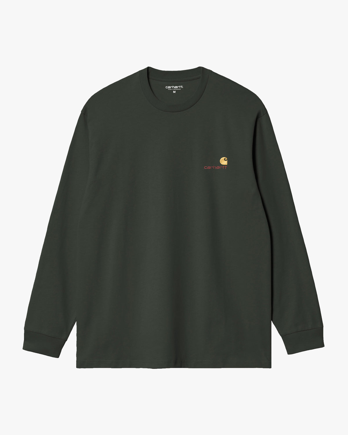 Carhartt WIP L/S American Script Tee - Raven