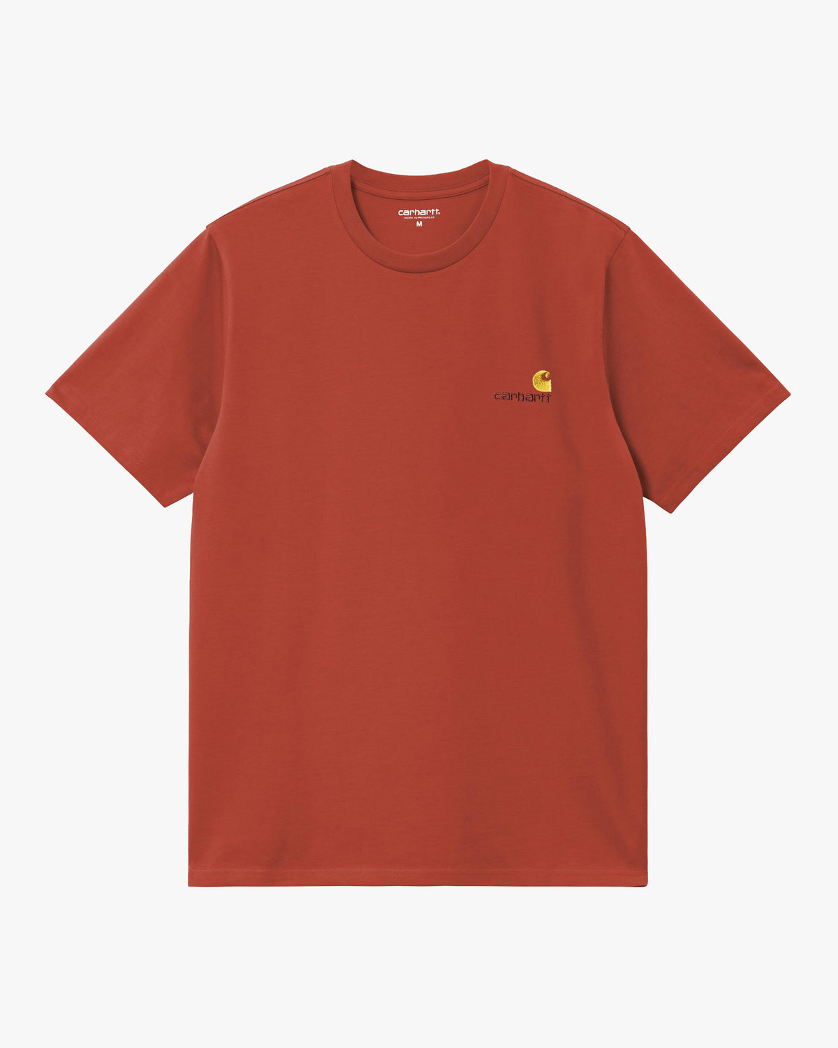 Carhartt WIP American Script Tee - Oxide Red | Carhartt WIP T Shirts | JEANSTORE