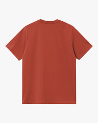 Carhartt WIP American Script Tee - Oxide Red | Carhartt WIP T Shirts | JEANSTORE