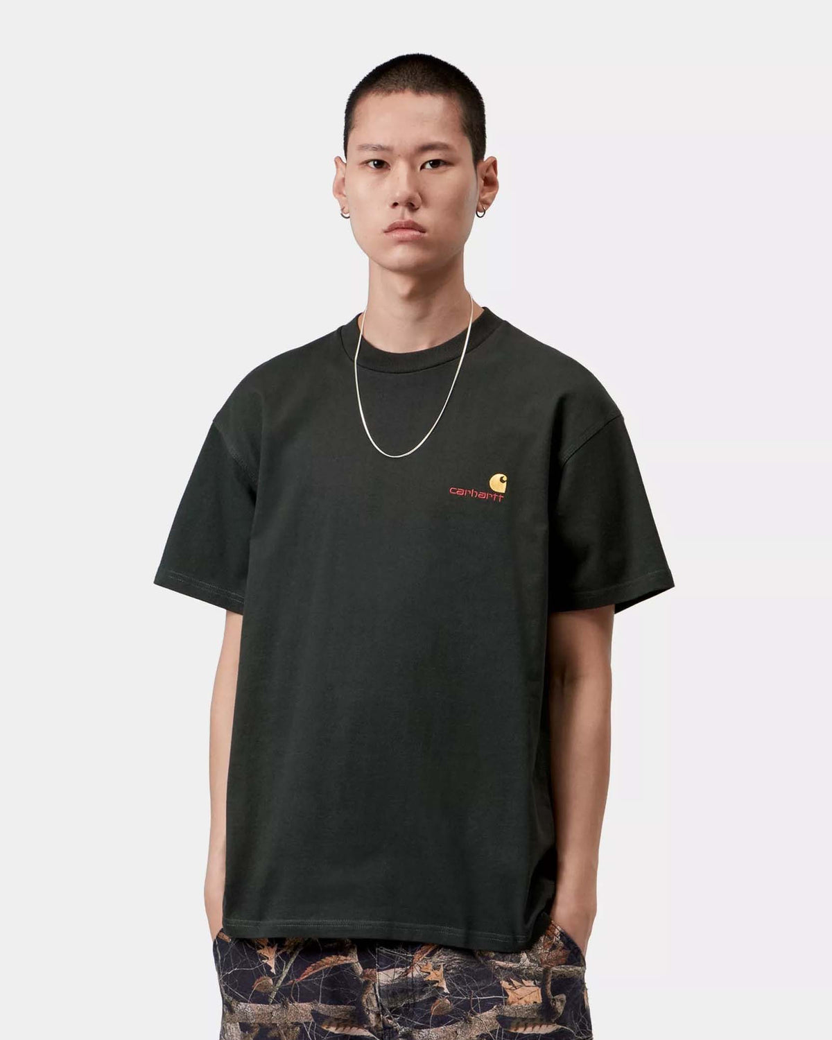 Carhartt WIP American Script Tee - Raven