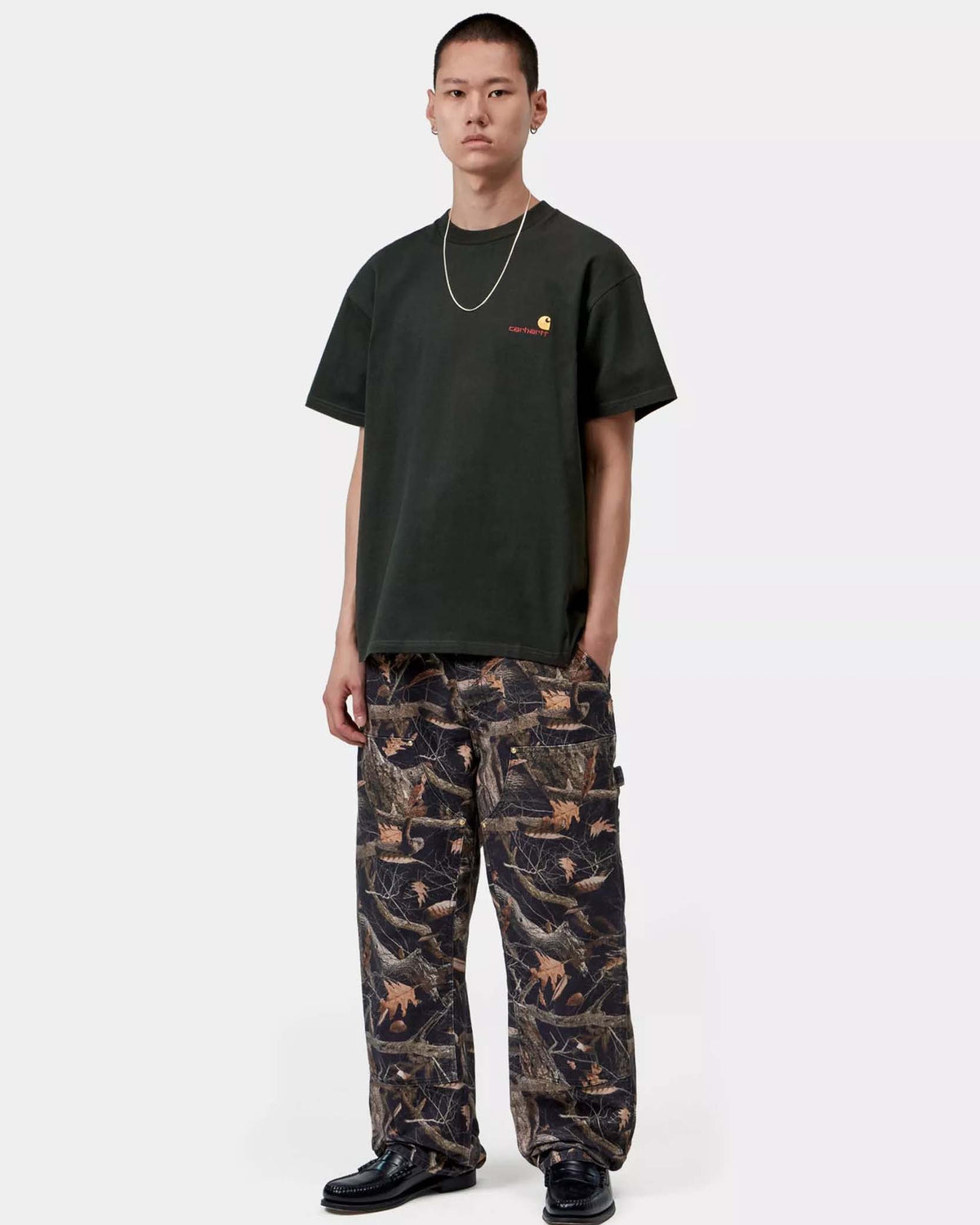 Carhartt WIP American Script Tee - Raven