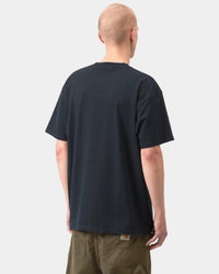 Carhartt WIP American Script Tee - Deep Night | Carhartt WIP T Shirts | JEANSTORE