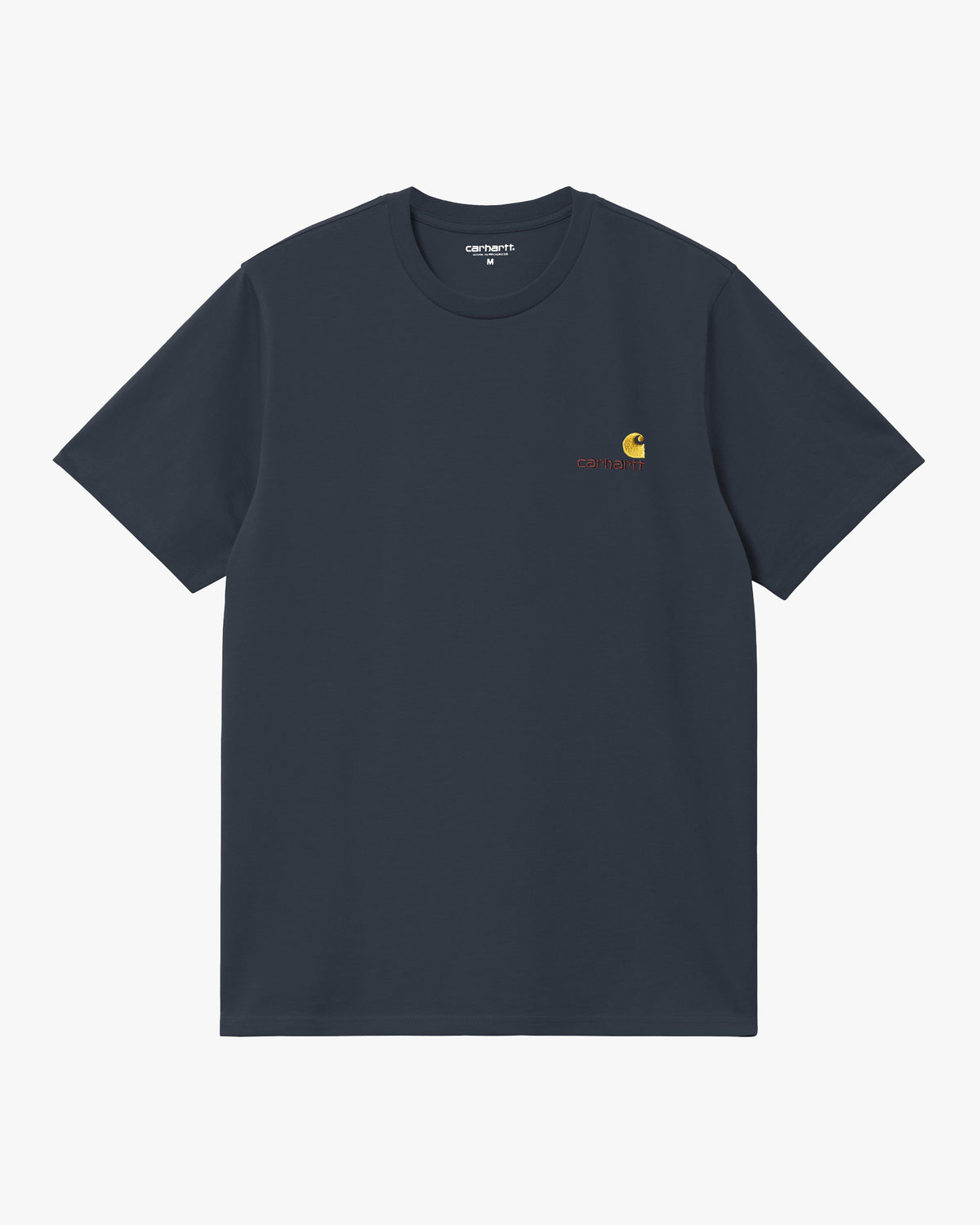 Carhartt WIP American Script Tee - Deep Night | Carhartt WIP T Shirts | JEANSTORE