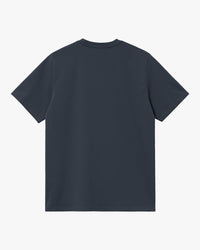 Carhartt WIP American Script Tee - Deep Night | Carhartt WIP T Shirts | JEANSTORE
