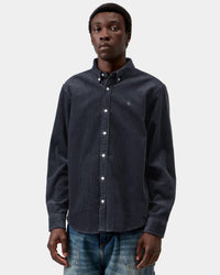 Carhartt WIP L/S Madison Cord Shirt - Dark Navy