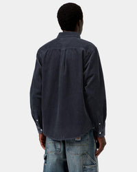 Carhartt WIP L/S Madison Cord Shirt - Dark Navy