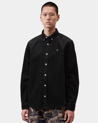 Carhartt WIP L/S Madison Cord Shirt - Soot