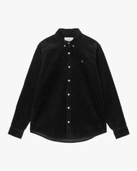 Carhartt WIP L/S Madison Cord Shirt - Soot