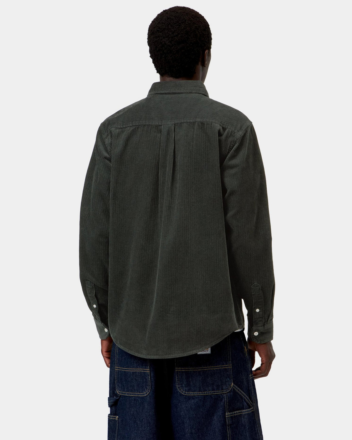 Carhartt WIP L/S Madison Cord Shirt - Raven