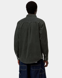 Carhartt WIP L/S Madison Cord Shirt - Raven