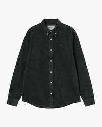 Carhartt WIP L/S Madison Cord Shirt - Raven