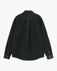 Carhartt WIP L/S Madison Cord Shirt - Raven
