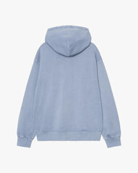 Carhartt WIP Hooded Nelson Sweat - Gentle Blue Garment Dyed | Carhartt WIP Sweaters & Knitwear | JEANSTORE