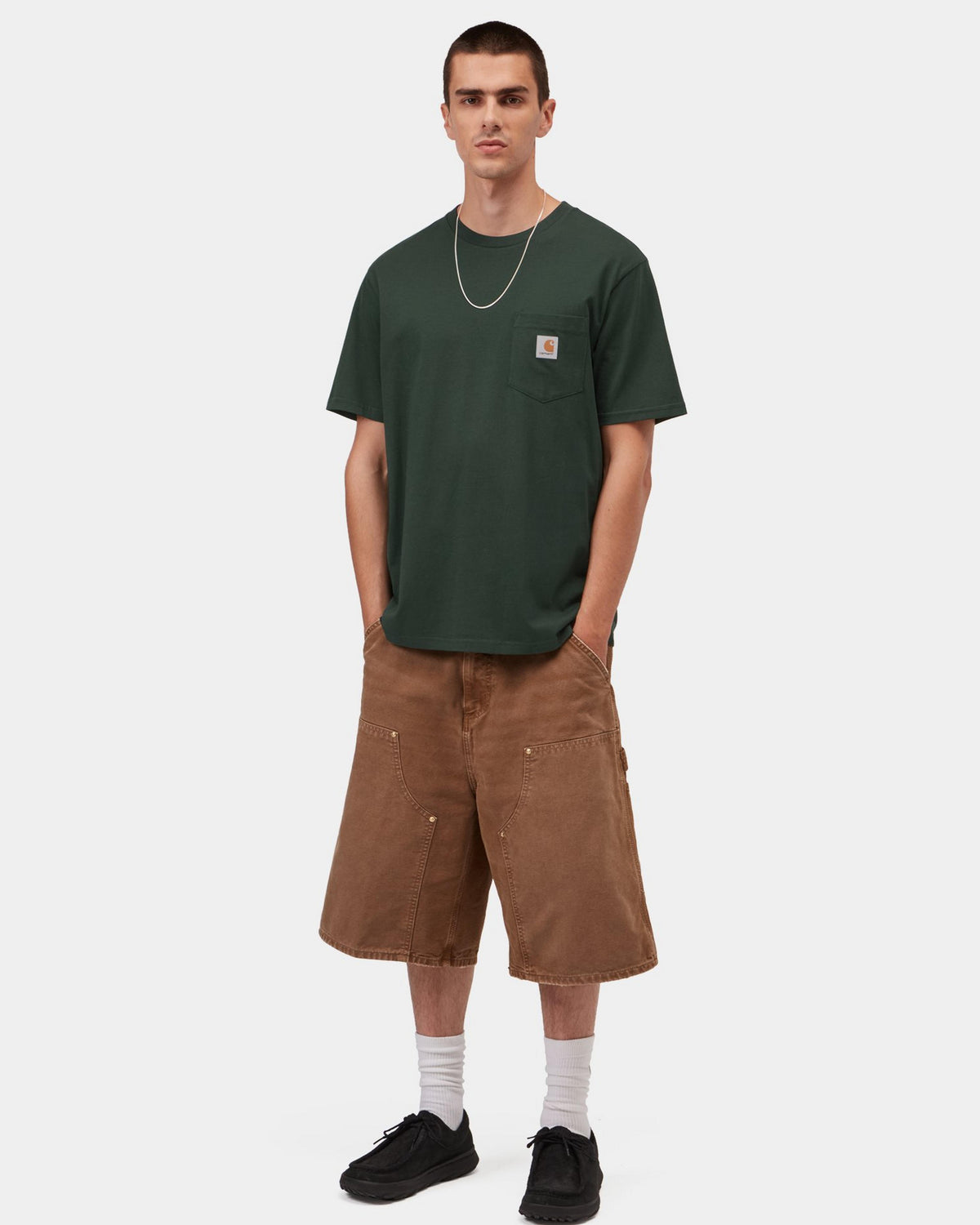 Carhartt WIP Pocket Tee - Dark Scarab | Carhartt WIP T Shirts | Jeanstore