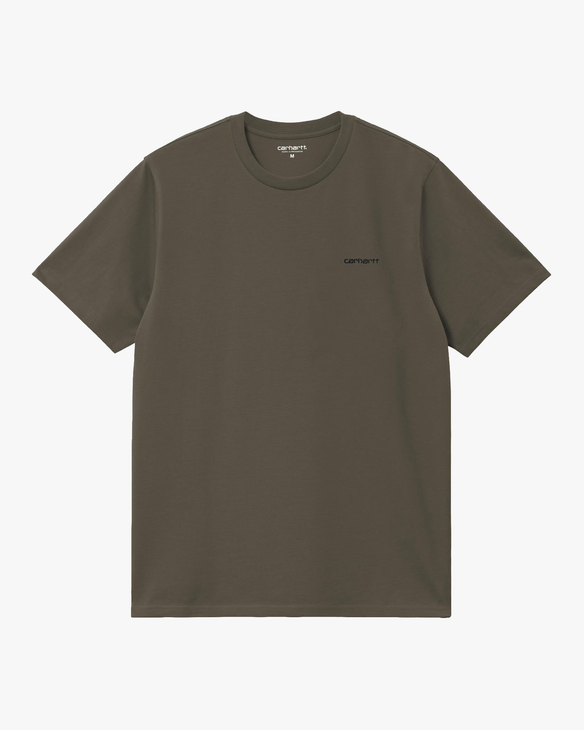Carhartt WIP S/S Script Embroidery Tee - Cypress / Black