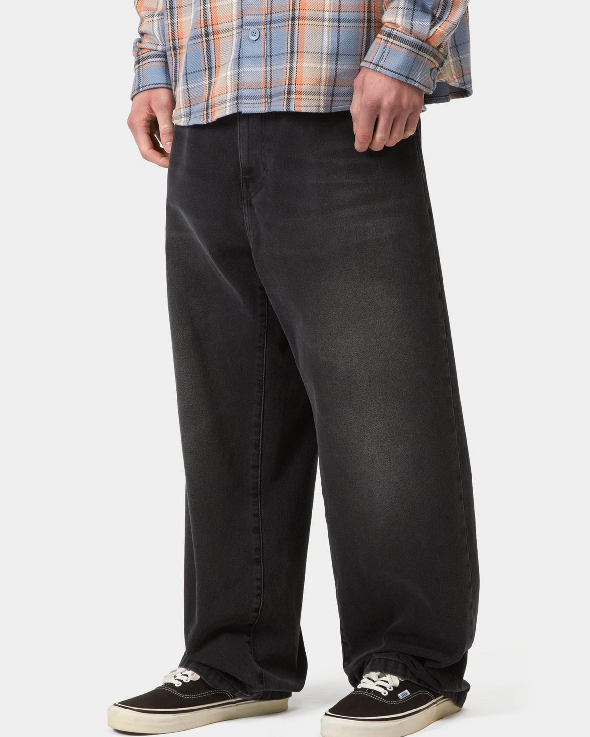 Carhartt WIP Landon Pant Loose Fit Mens Jeans - Black Worn Bleached