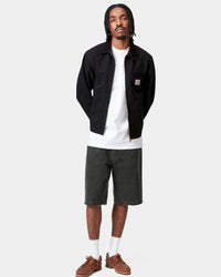 Carhartt WIP Landon Shorts - Black Stone Washed | Carhartt WIP Shorts | JEANSTORE