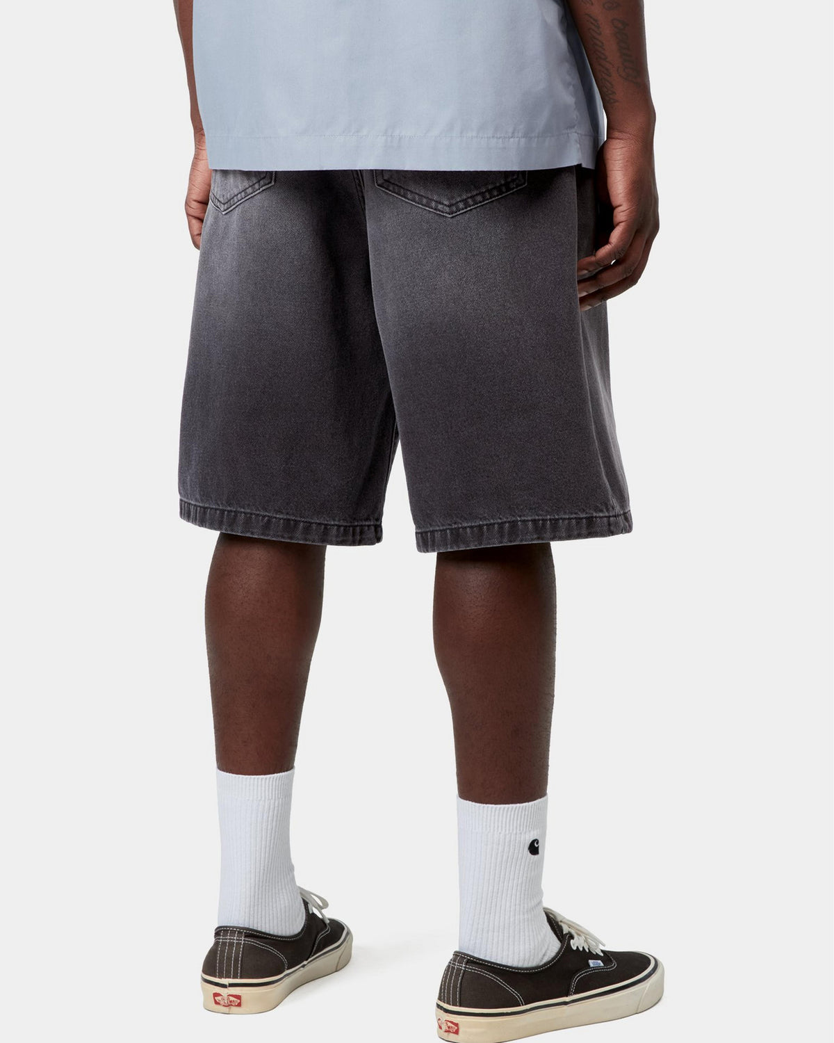 Carhartt WIP Landon Shorts - Black Worn Bleached