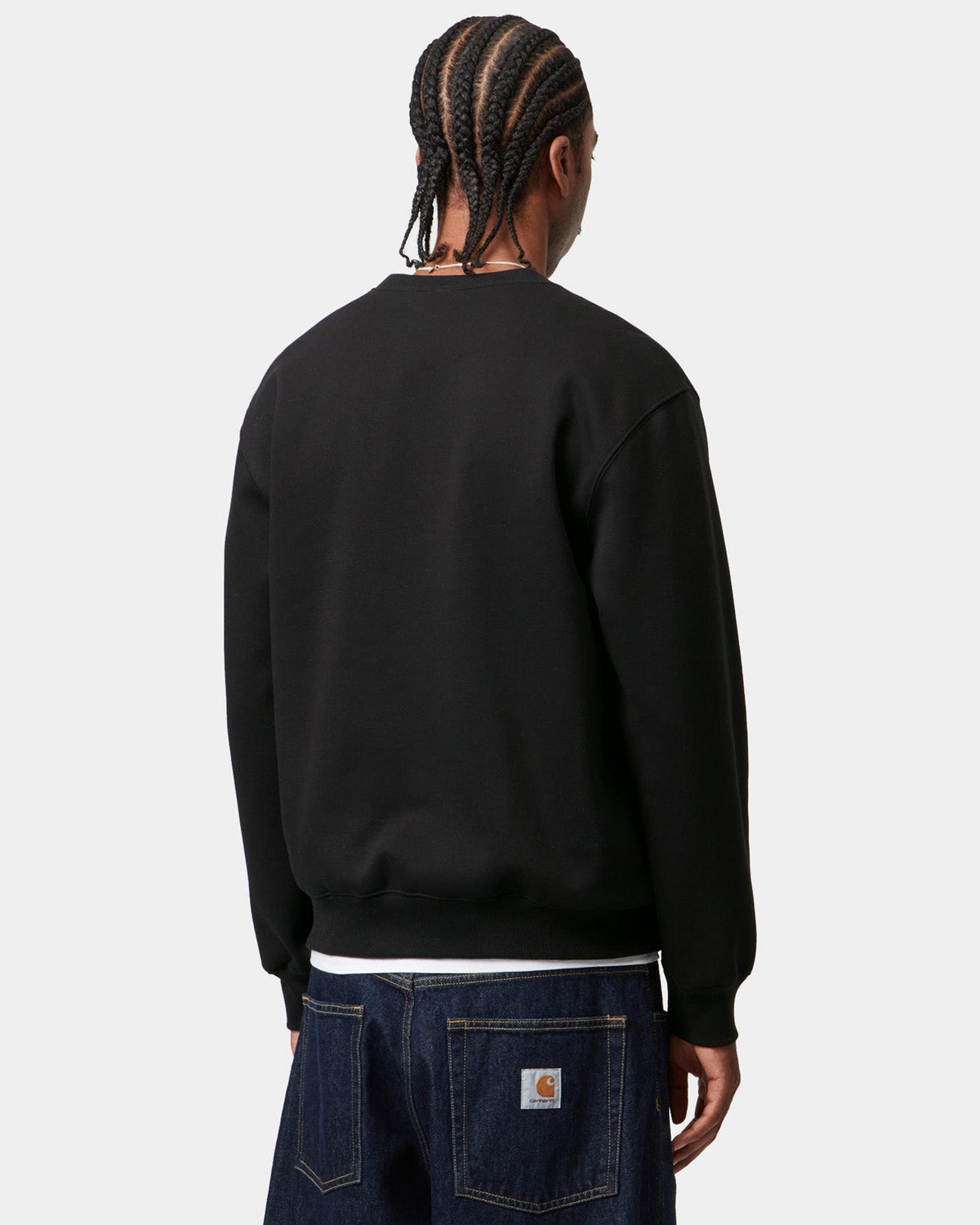 Carhartt WIP Sweat - Black / White | Carhartt WIP Sweaters & Knitwear | JEANSTORE