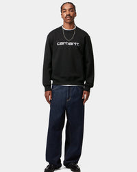 Carhartt WIP Sweat - Black / White | Carhartt WIP Sweaters & Knitwear | JEANSTORE