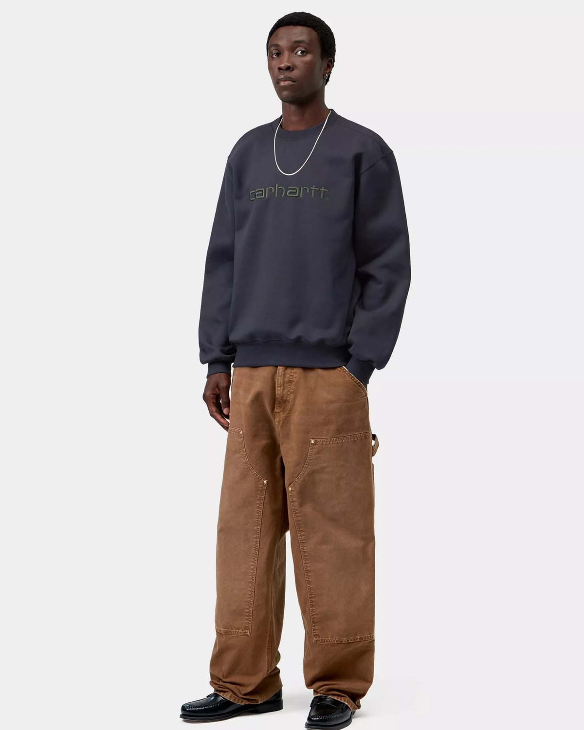Carhartt WIP Sweat - Dark Navy / Dark Scarab