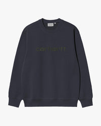 Carhartt WIP Sweat - Dark Navy / Dark Scarab
