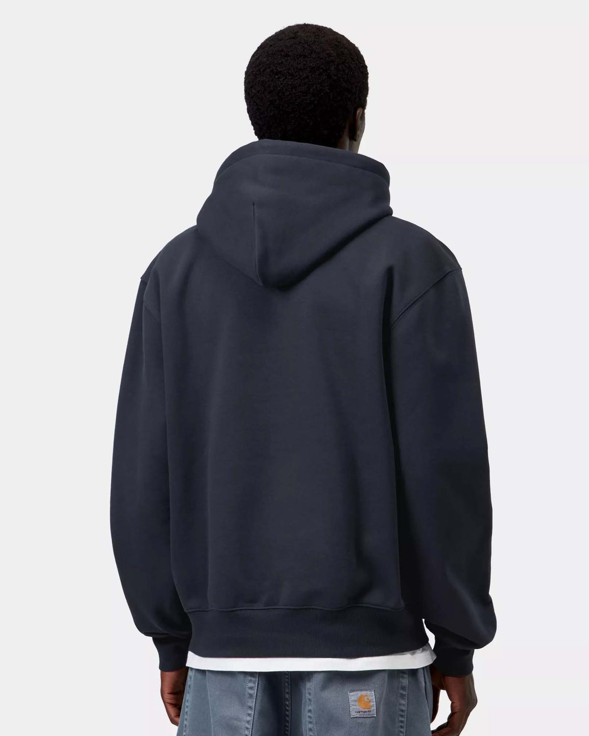 Carhartt WIP Hooded Sweatshirt - Dark Navy / Dark Scarab | Carhartt WIP Sweaters & Knitwear | Jeanstore