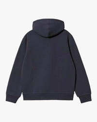 Carhartt WIP Hooded Sweatshirt - Dark Navy / Dark Scarab | Carhartt WIP Sweaters & Knitwear | Jeanstore
