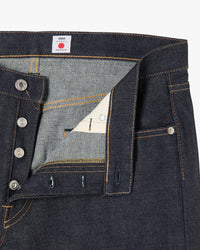 Edwin Made In Japan Regular Tapered Mens Jeans - 14oz Kurabo Recycled Red Selvage Denim / Blue Unwashed | Edwin Jeans | JEANSTORE