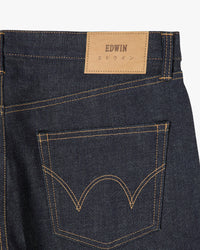 Edwin Made In Japan Regular Tapered Mens Jeans - 14oz Kurabo Recycled Red Selvage Denim / Blue Unwashed | Edwin Jeans | JEANSTORE