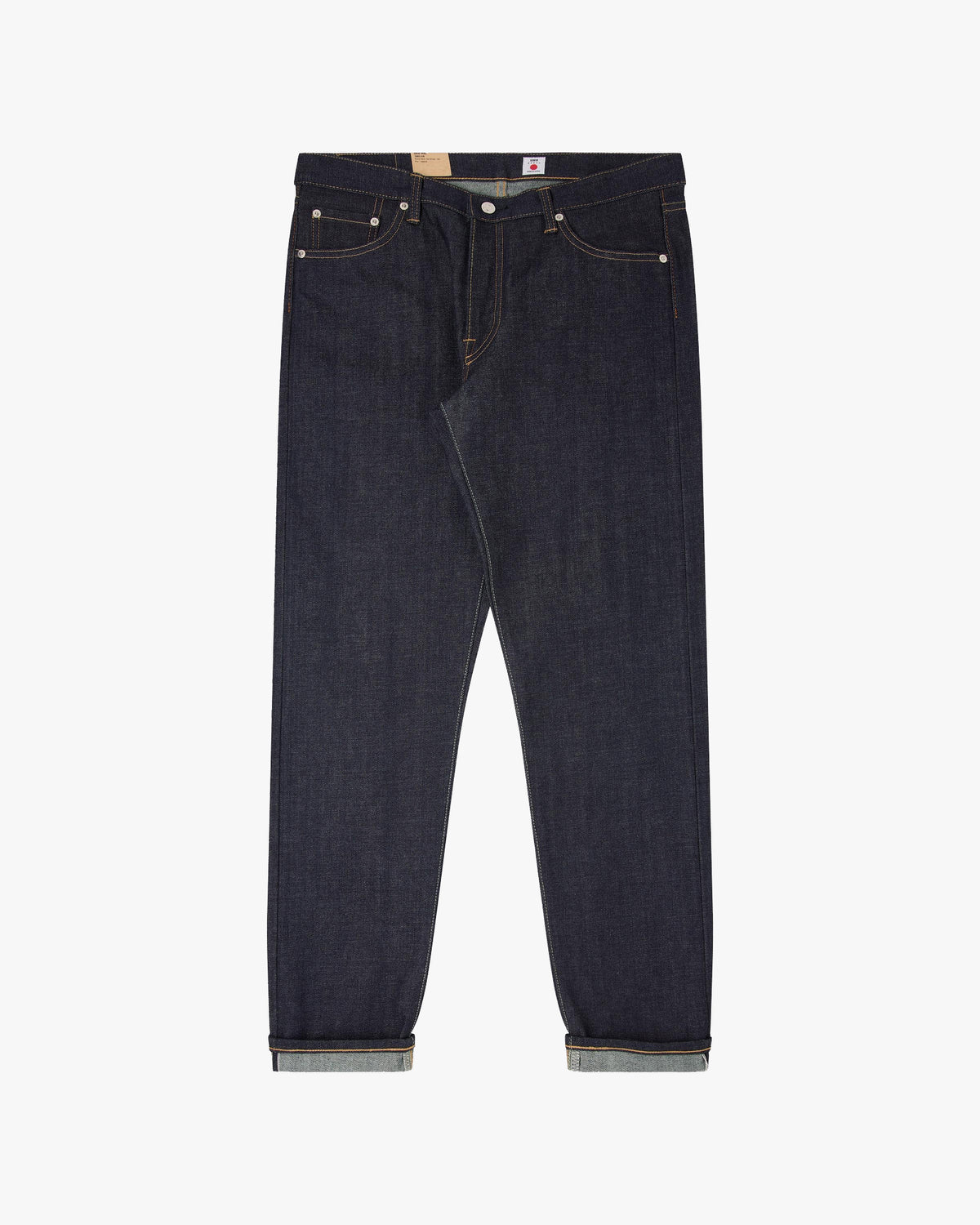 Edwin Made In Japan Regular Tapered Mens Jeans - 14oz Kurabo Recycled Red Selvage Denim / Blue Unwashed | Edwin Jeans | JEANSTORE