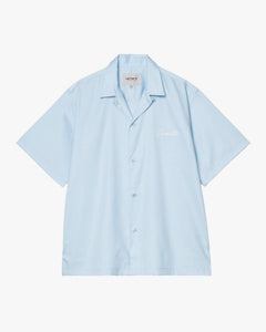 Carhartt WIP Delray Shirt - Icaria / White