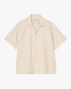 Carhartt WIP Delray Shirt - Stone / White