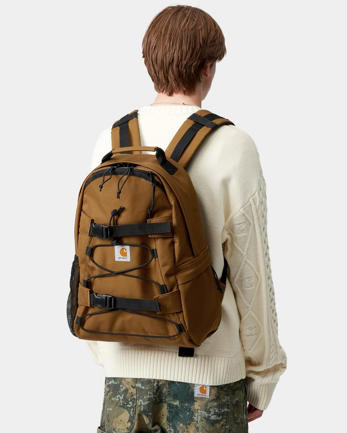 Carhartt WIP Kickflip Backpack - Hamilton Brown | Carhartt WIP Bags | JEANSTORE