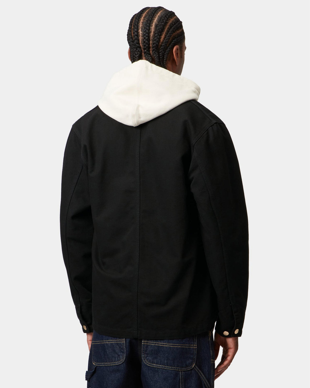 Carhartt WIP Michigan Coat Summer - Black / Black Rinsed