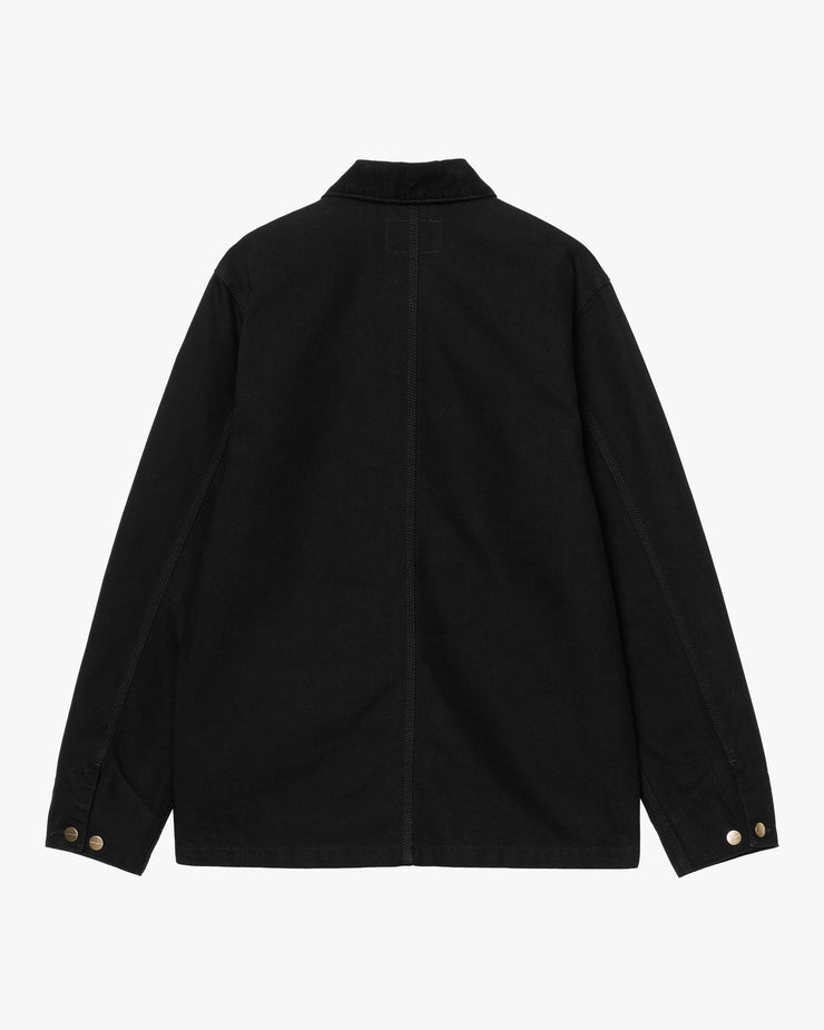 Carhartt WIP Michigan Coat Summer - Black / Black Rinsed