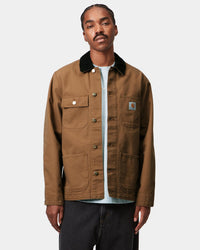 Carhartt WIP Michigan Coat Summer - Hamilton Brown / Tobacco Rigid