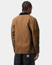 Carhartt WIP Michigan Coat Summer - Hamilton Brown / Tobacco Rigid